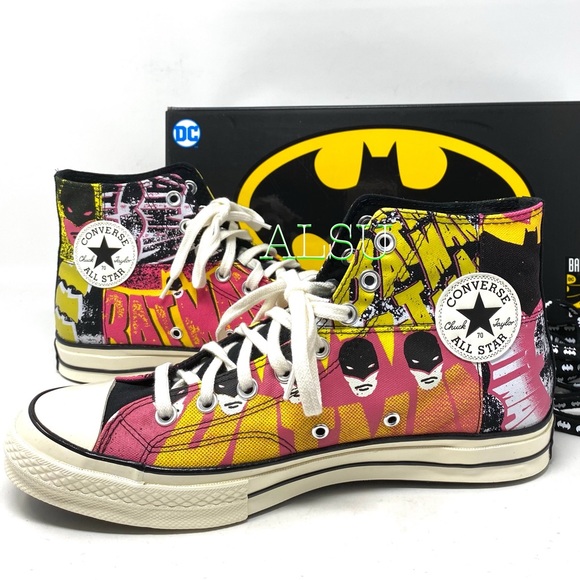 Converse & DC Batman Chuck 70 High Canvas Black M - Picture 6 of 12